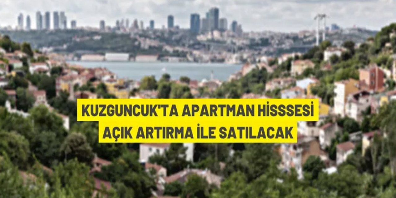 Kuzguncuk'ta Boğaz'a cepheli apartmanın 1/4 hissesi satışa çıktı