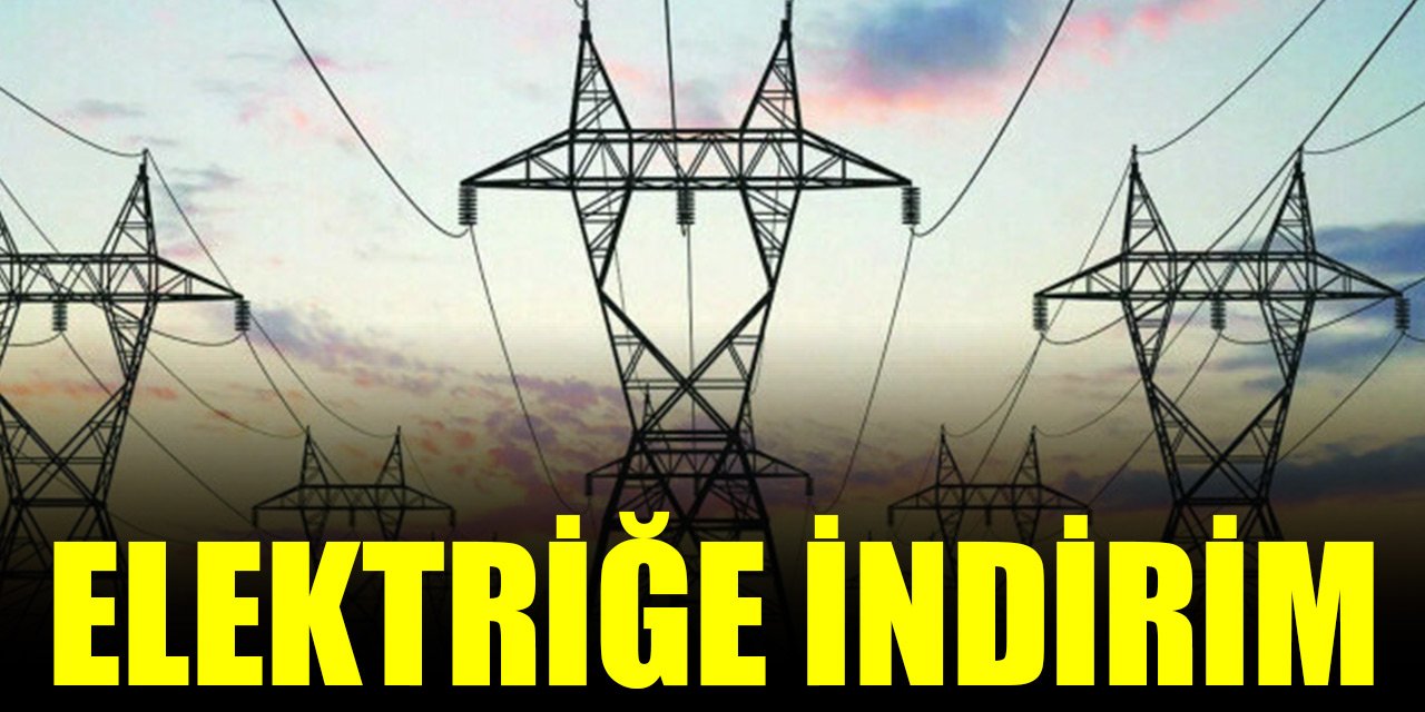 Sanayi elektriğine indirim