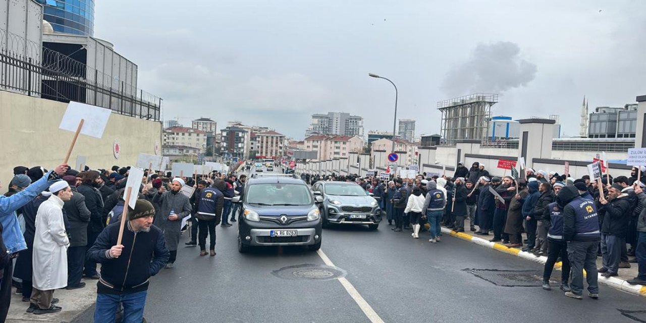 6 yaşında evlendirme davası başladı; Adliye önünde destek ve protesto