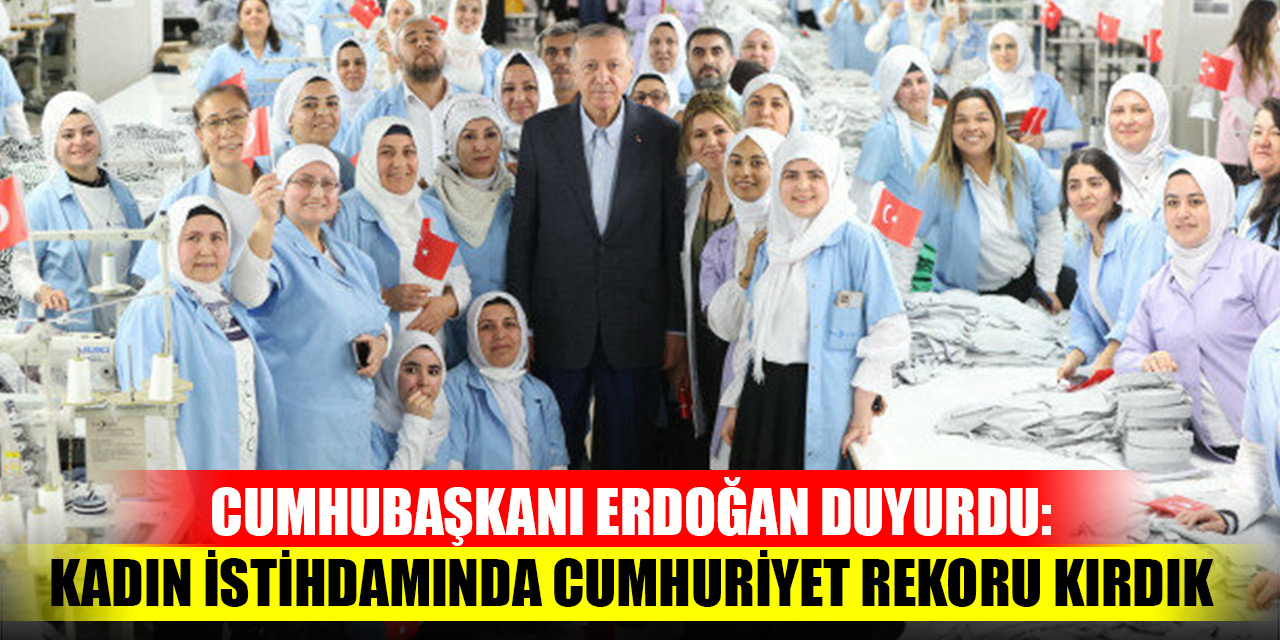 AK Parti'nin kadın üye sayısını açıklayan Cumhurbaşkanı Erdoğan: Bizimle mücadeleye girecek olan iki defa düşünmeli