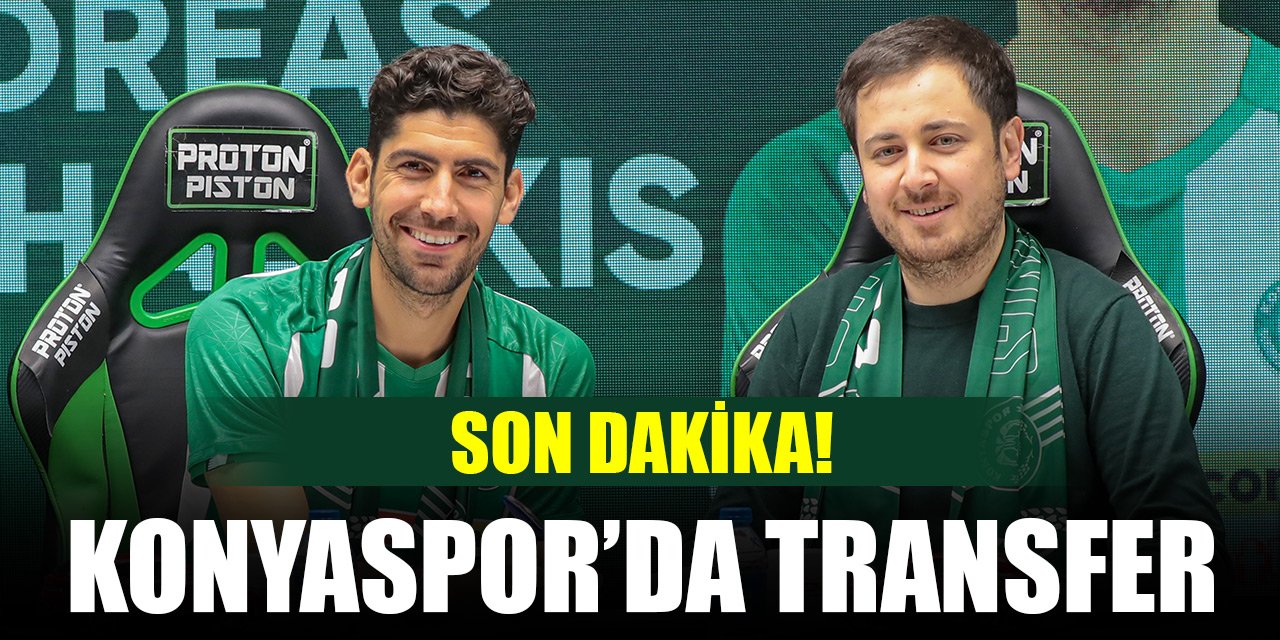 Konyaspor transferi resmen duyurdu! Andreas Bouchalakis ile sözleşme imzalandı