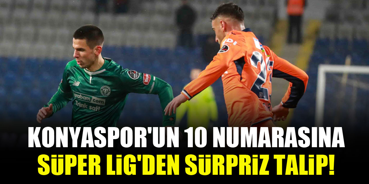 Konyaspor'un 10 numarasına Süper Lig'den sürpriz talip!