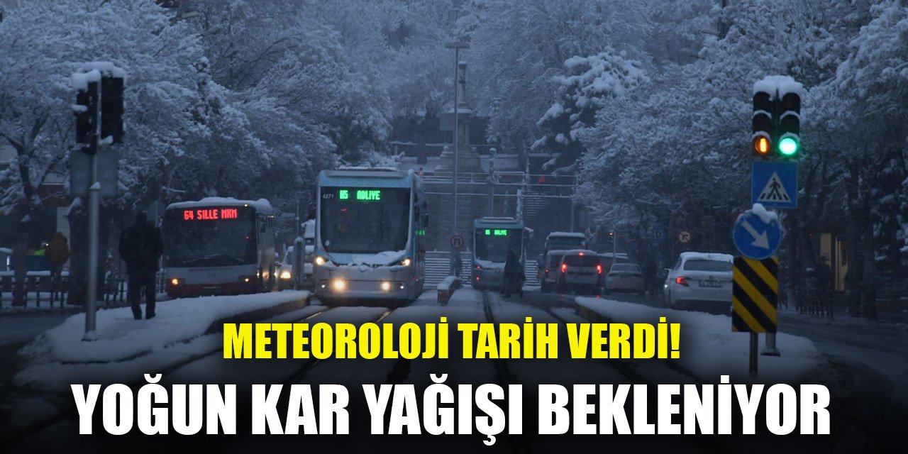 Meteoroloji tarih verdi! Konya'da yoğun kar yağışı bekleniyor (5 günlük hava durumu)