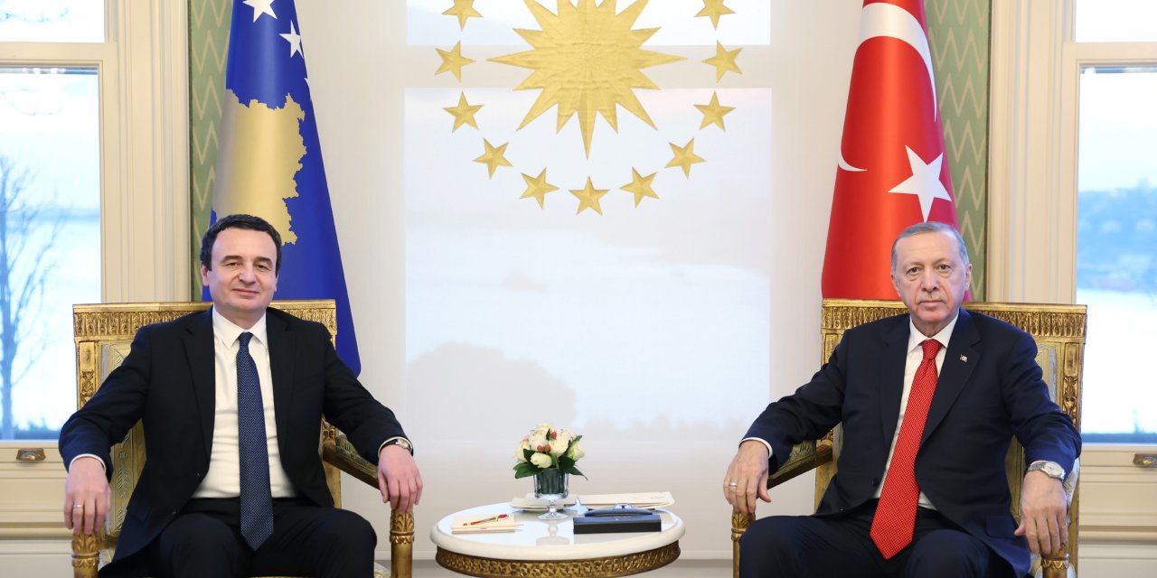 Cumhurbaşkanı Erdoğan, Kosova Başbakanı Kurti'yi kabul etti