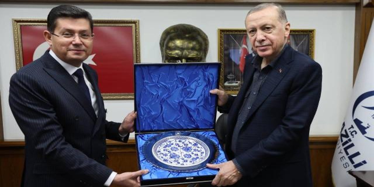 Cumhurbaşkanı Erdoğan, Nazilli Belediyesi'ni ziyaret etti