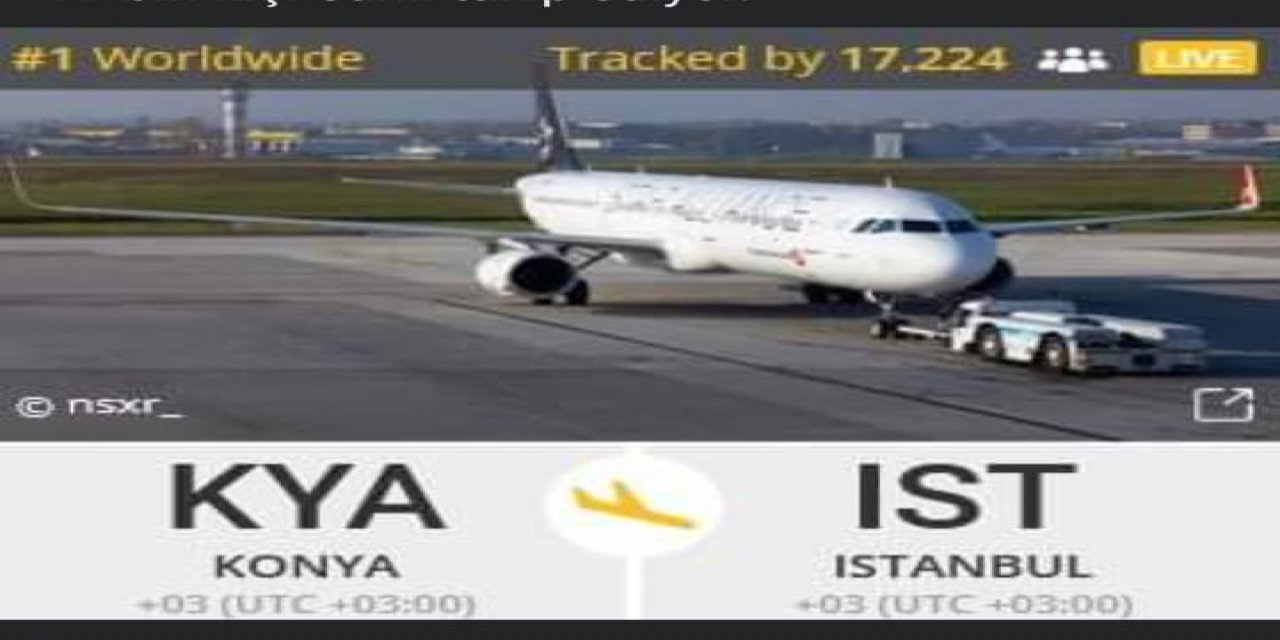 Binlerce kişi Konyaspor uçağını izledi