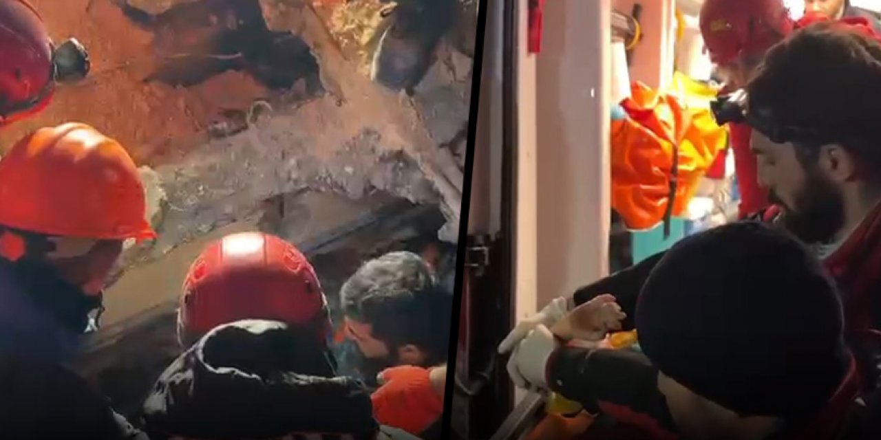 Konya'dan Hatay'a giden ekip enkaz altında kalan çocuğu 62 saat sonra kurtardı
