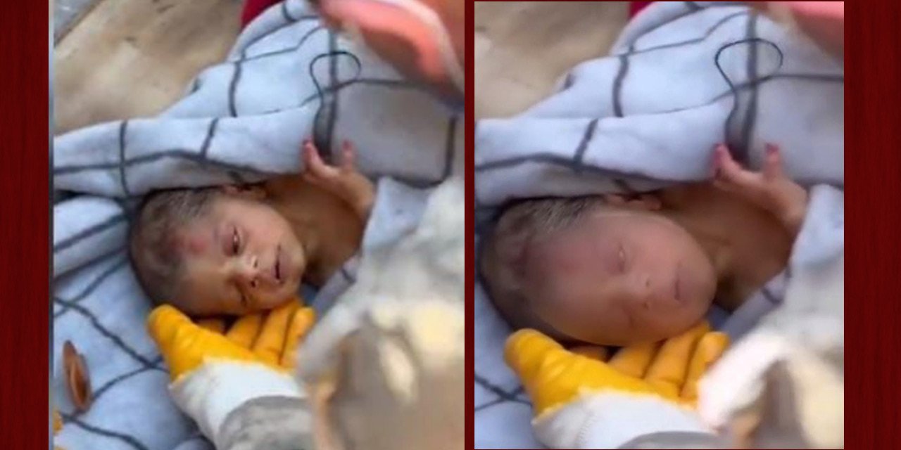 20 günlük bebek avucunda annesinin saçları ile enkazdan çıkarıldı