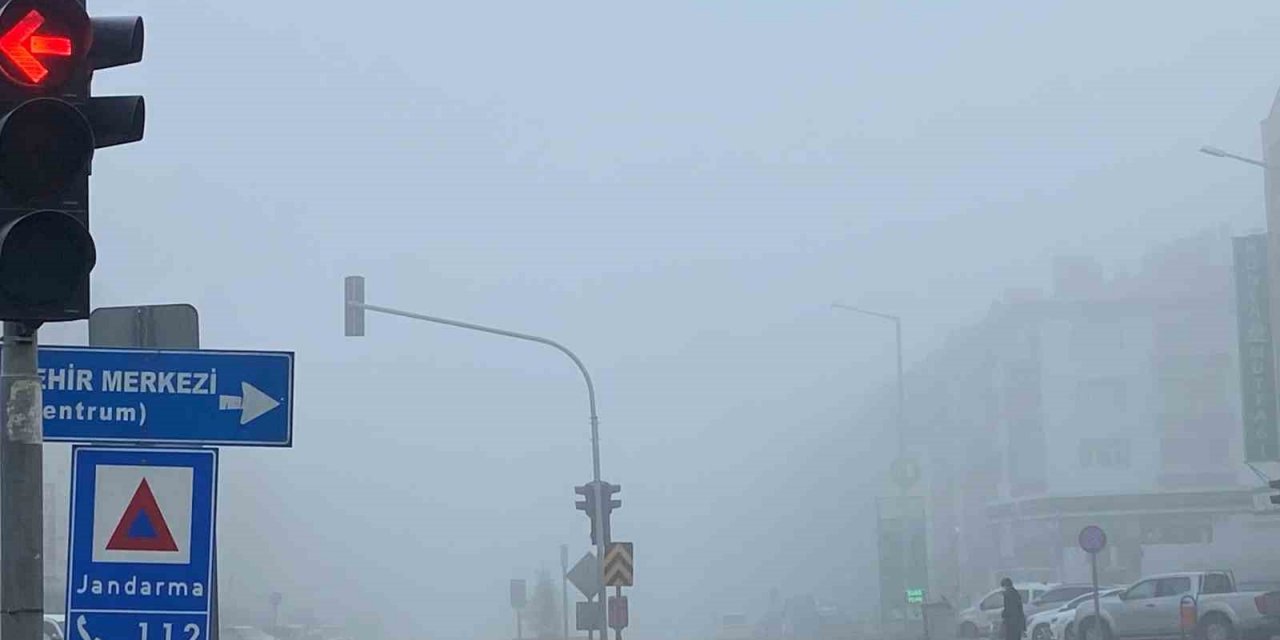 Konya'daki bu ilçede yoğun sis etkili oluyor