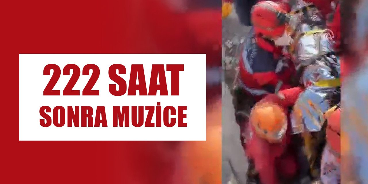 Kahramanmaraş'ta depremden 222 saat sonra 42 yaşındaki kadın enkazdan kurtarıldı