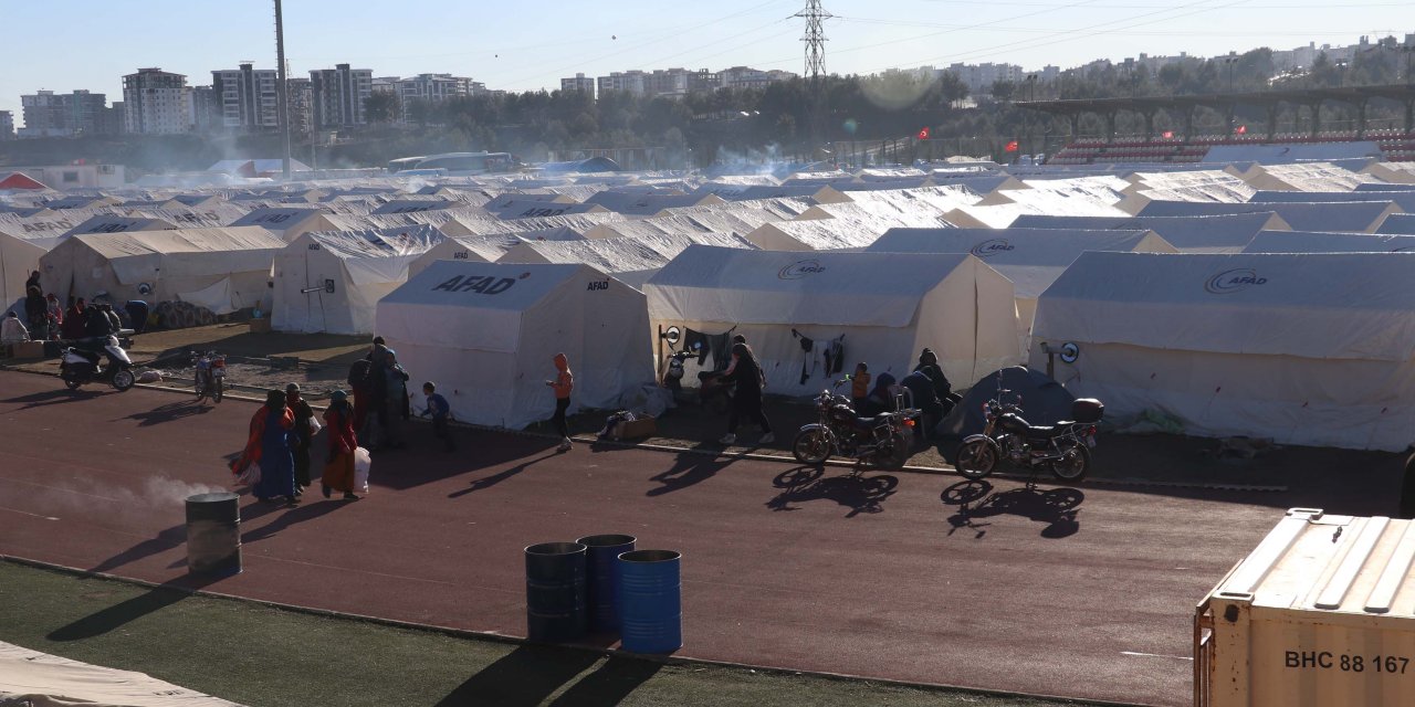 Adıyaman'daki çadır kent 5 bin depremzedeye hizmet veriyor