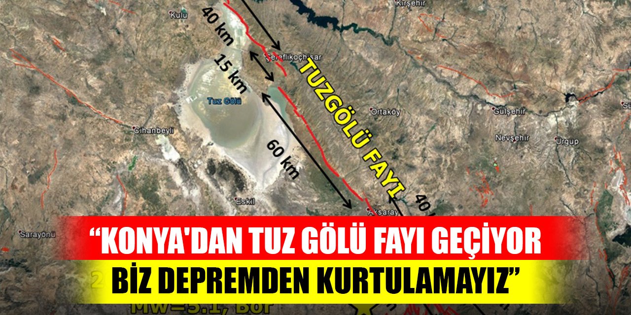Prof. Dr. Şükrü Ersoy: Konya'dan Tuz gölü fayı geçiyor, biz depremden kurtulamayız