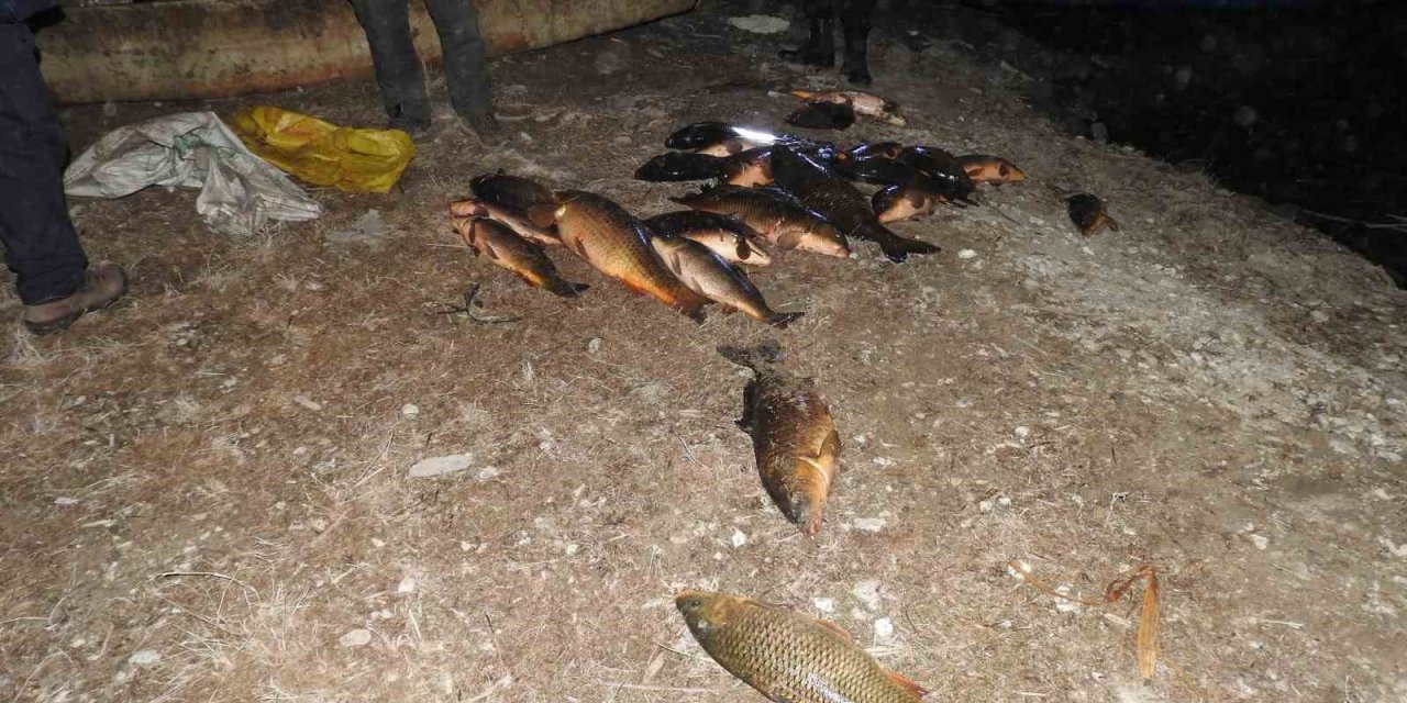 Konya’da elektroşokla balık avına ceza yağdı