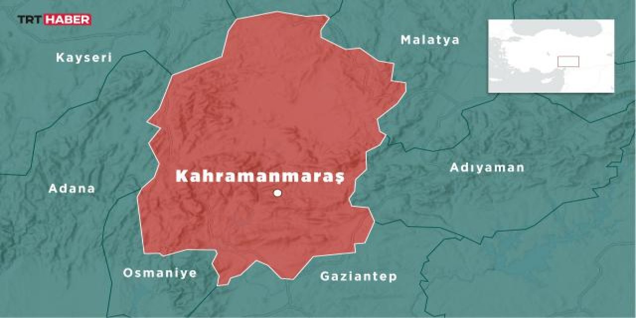 Kahramanmaraş'ta 4,3 büyüklüğünde deprem