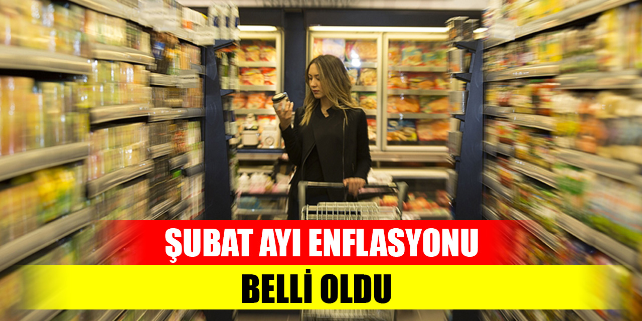 Şubat ayı enflasyon rakamları açıklandı