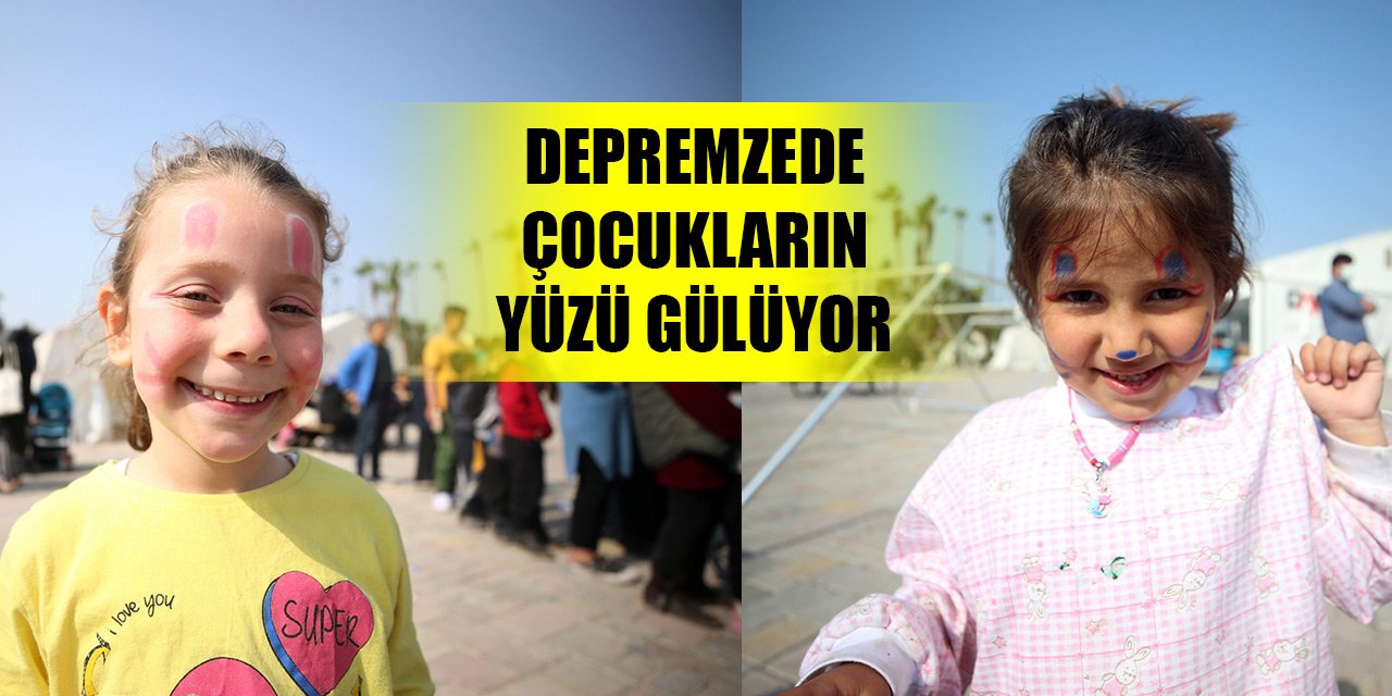 Konya Büyükşehir Belediyesi depremzede çocukların yüzünü güldürüyor