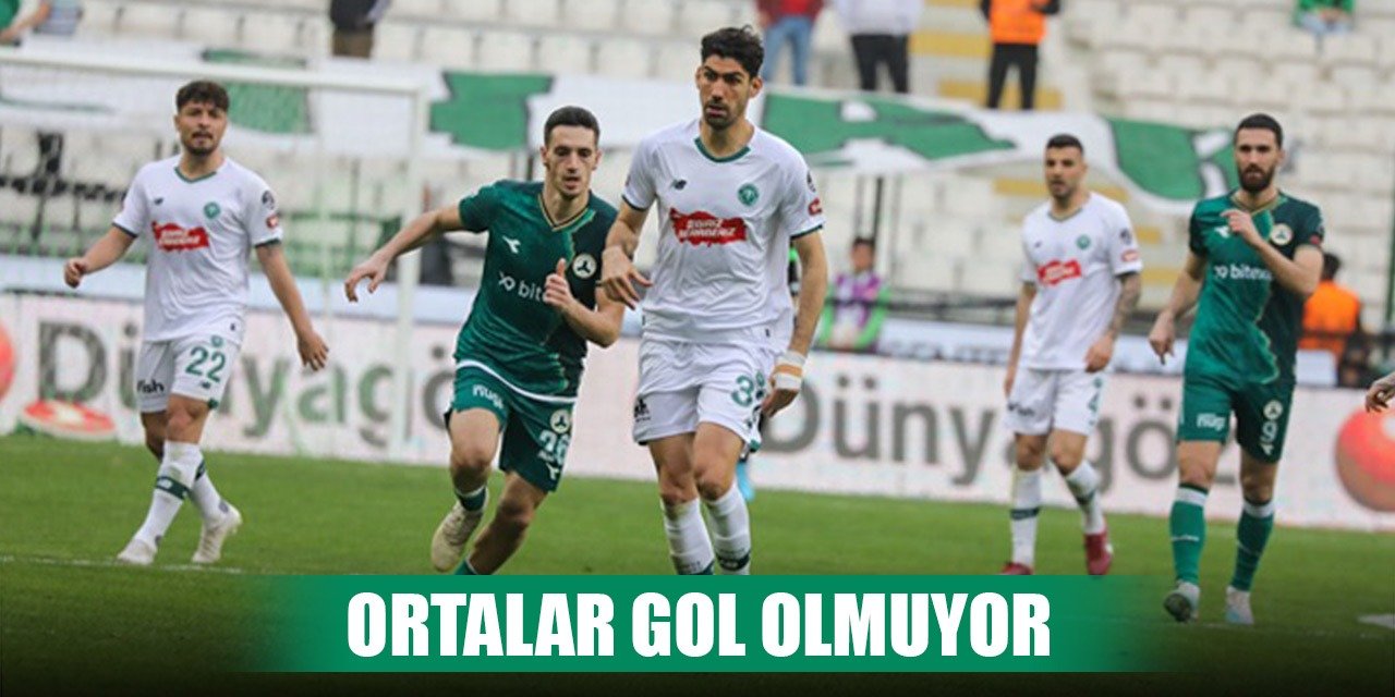 Konyaspor'da ortalar gol olmuyor