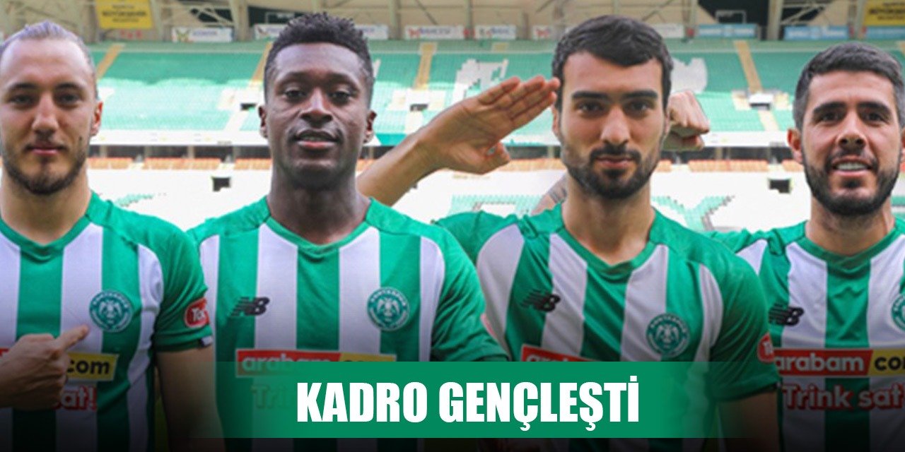 Konyaspor kadrosunu gençleştirdi