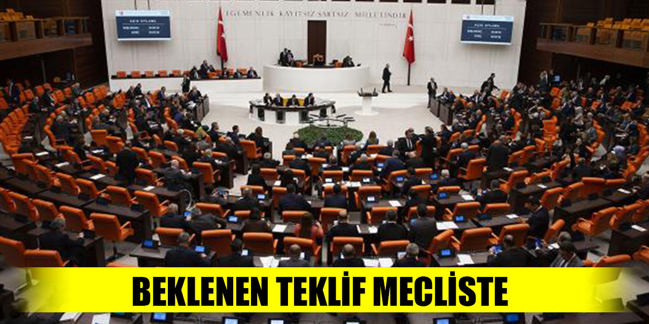 Yapılandırma teklifi Meclis'te