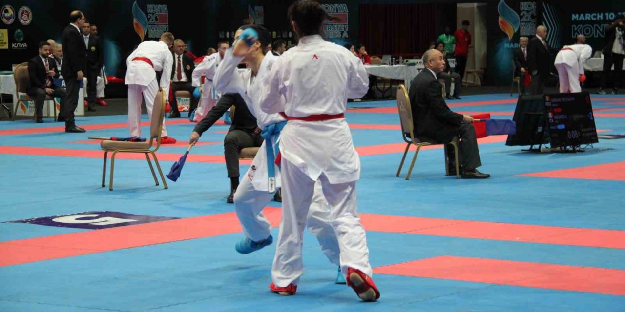 Konya’da Karate 1-Series A müsabakaları Konya'da başladı