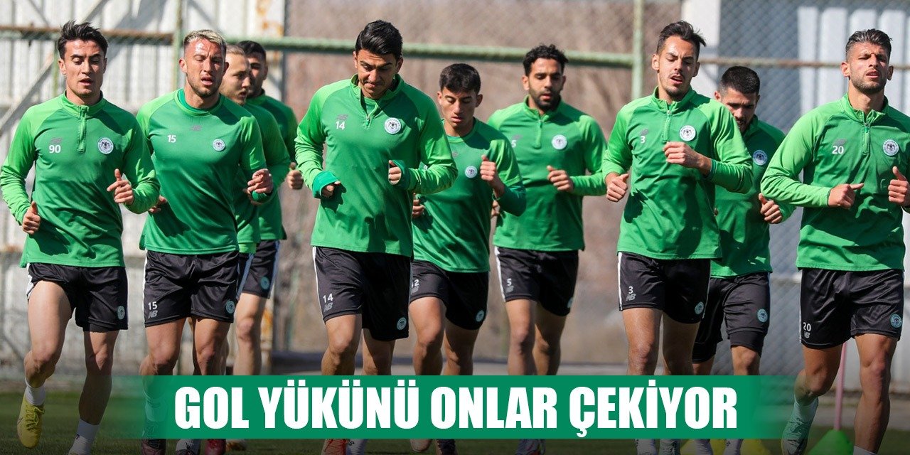 Konyaspor'un gollerini aynı isimler atıyor