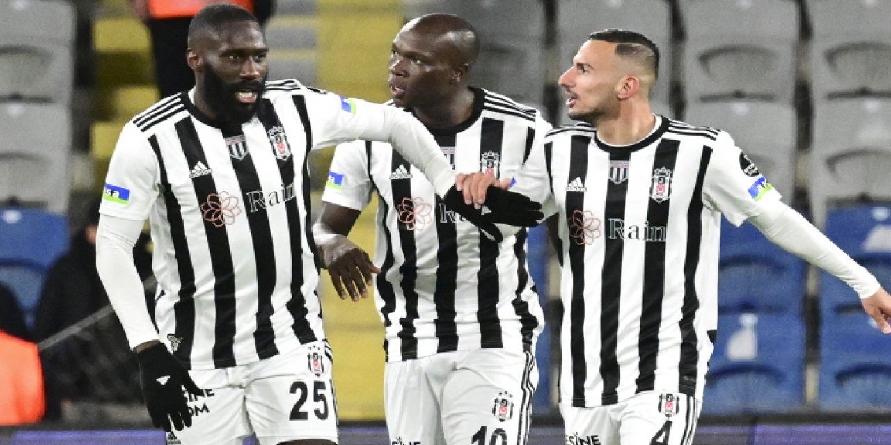 Beşiktaş 3 puana 2 golle uzandı