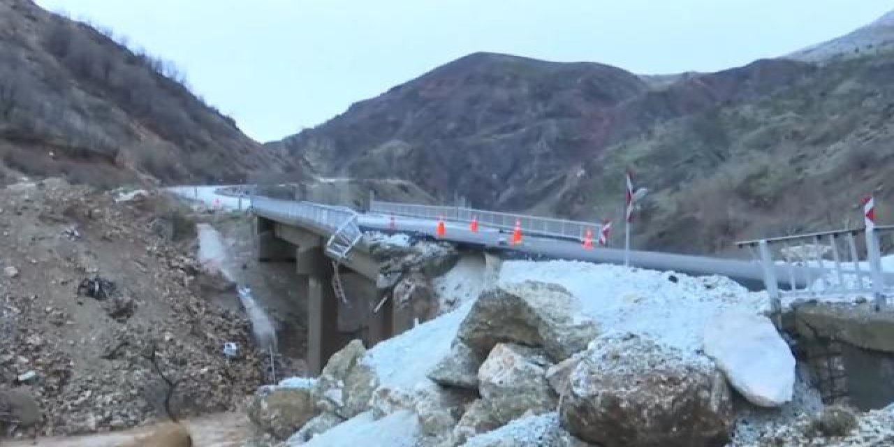 Adıyaman-Çelikhan kara yolu trafiğe kapatıldı