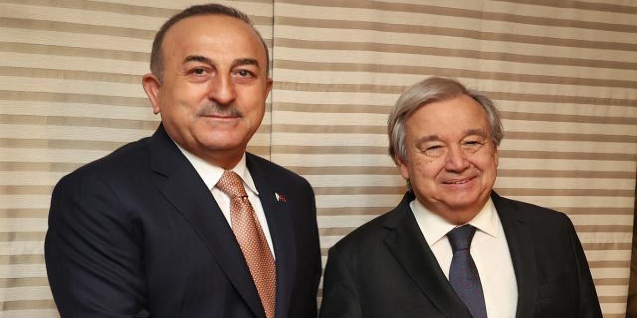 Bakan Çavuşoğlu, BM Genel Sekreteri Guterres ile görüştü