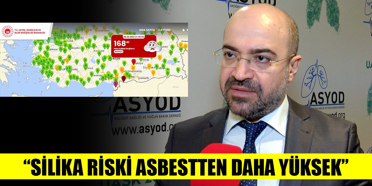 Prof. Dr. Akkoyunlu: Silika riski asbestten daha yüksek