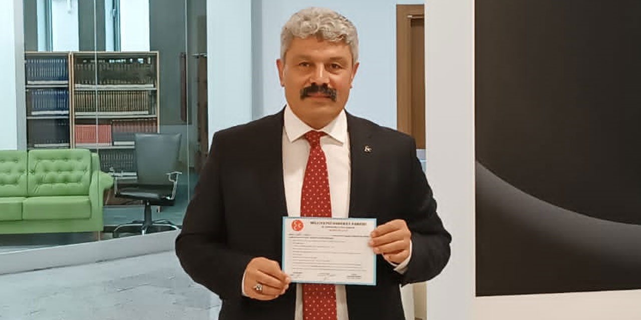 Celil Çalış MHP’den milletvekili aday adayı oldu