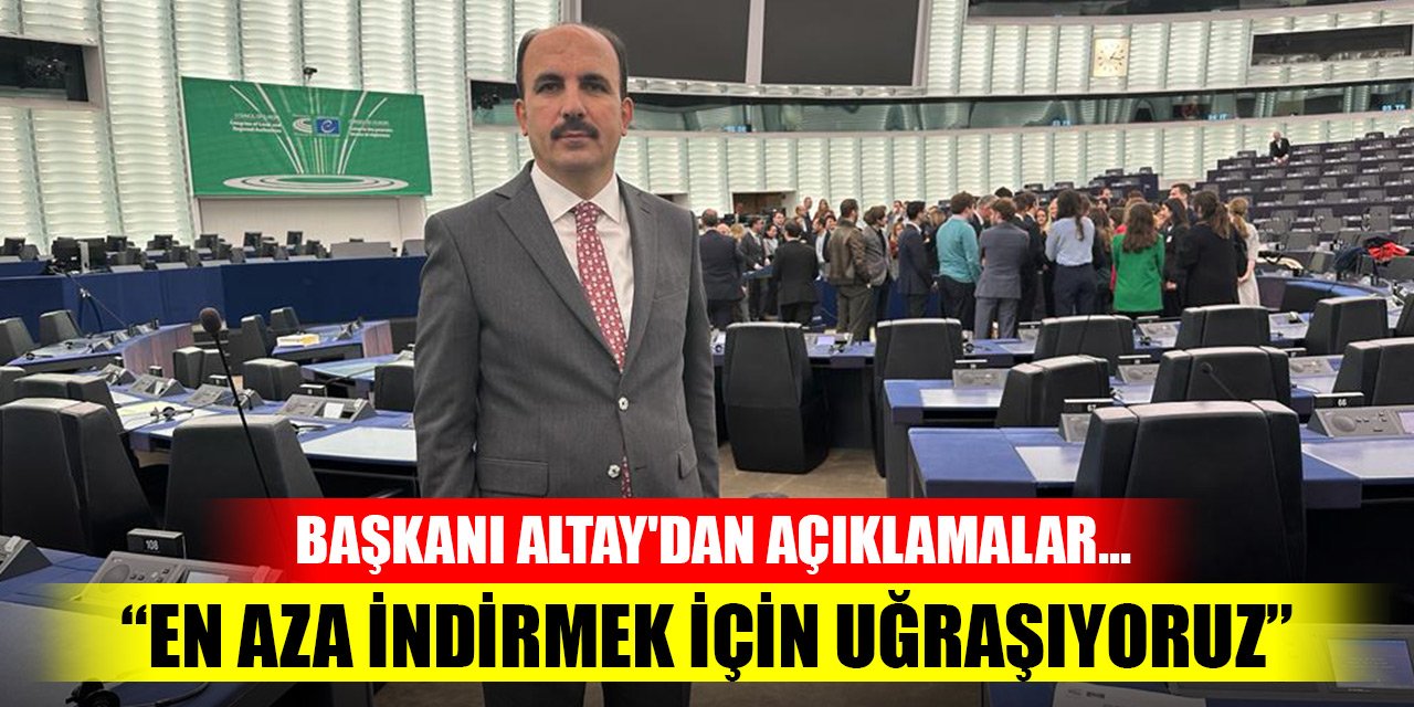 Konya Büyükşehir Belediye Başkanı Altay'dan açıklamalar... 'En aza indirmek için uğraşıyoruz'
