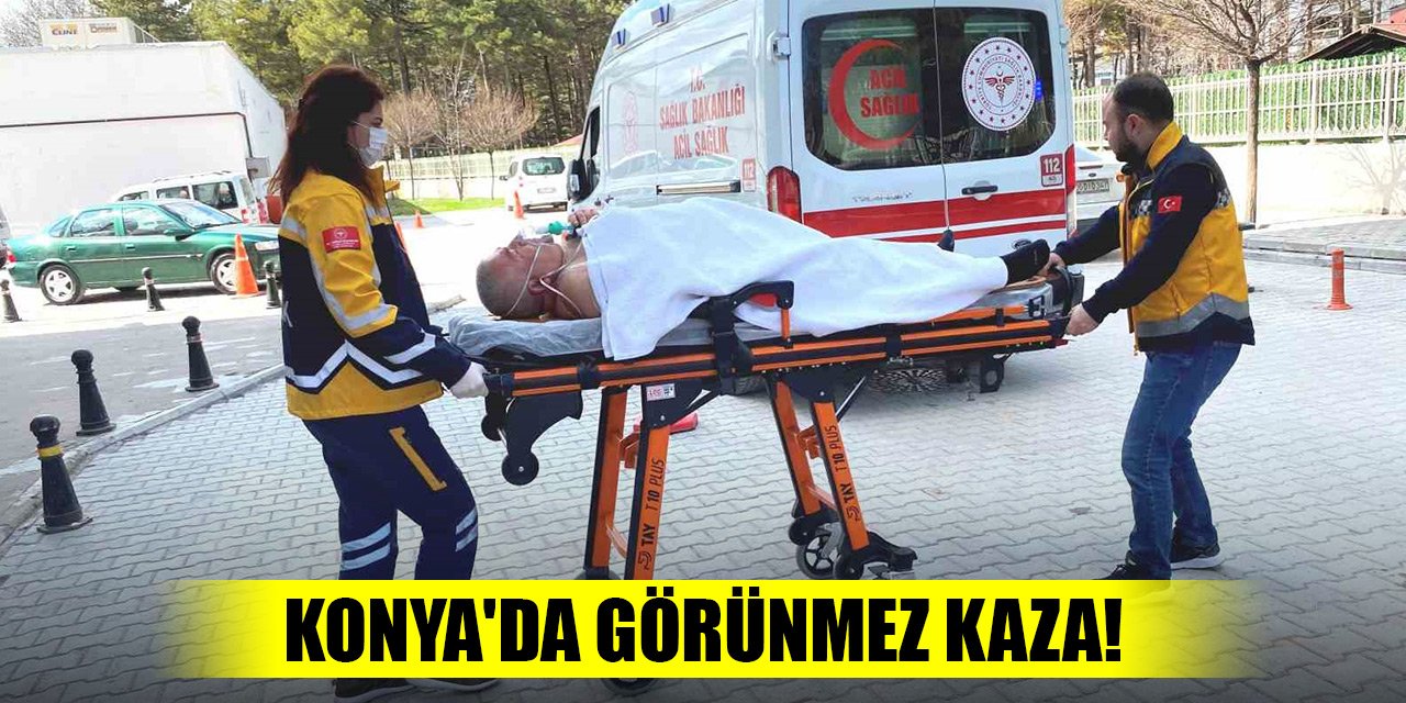 Konya'da görünmez kaza! Traktörün şaftına elbisesini kaptırdı