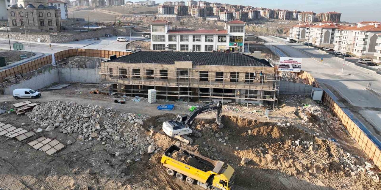 Konya'da 9 milyon TL'ye mal olacak bu tesisin yüzde 70'i tamamlandı