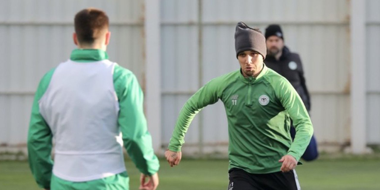 Konyaspor, Ümraniyespor maçı hazırlıklarını sürdürüyor