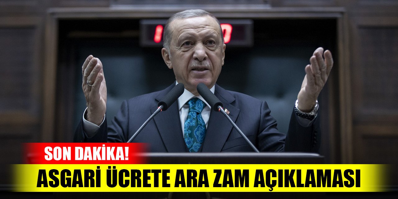 Son Dakika! Erdoğan'dan asgari ücrete ara zam açıklaması