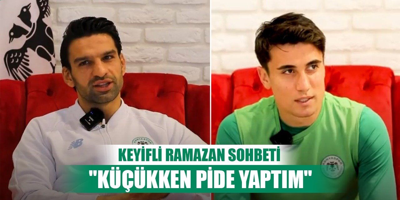 Konyasporlu futbolculardan Ramazan röportajı