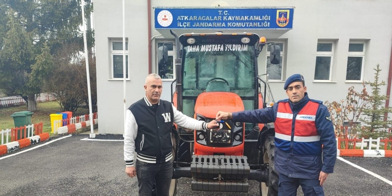 Çankırı'dan çalınan traktör Konya’da bulundu