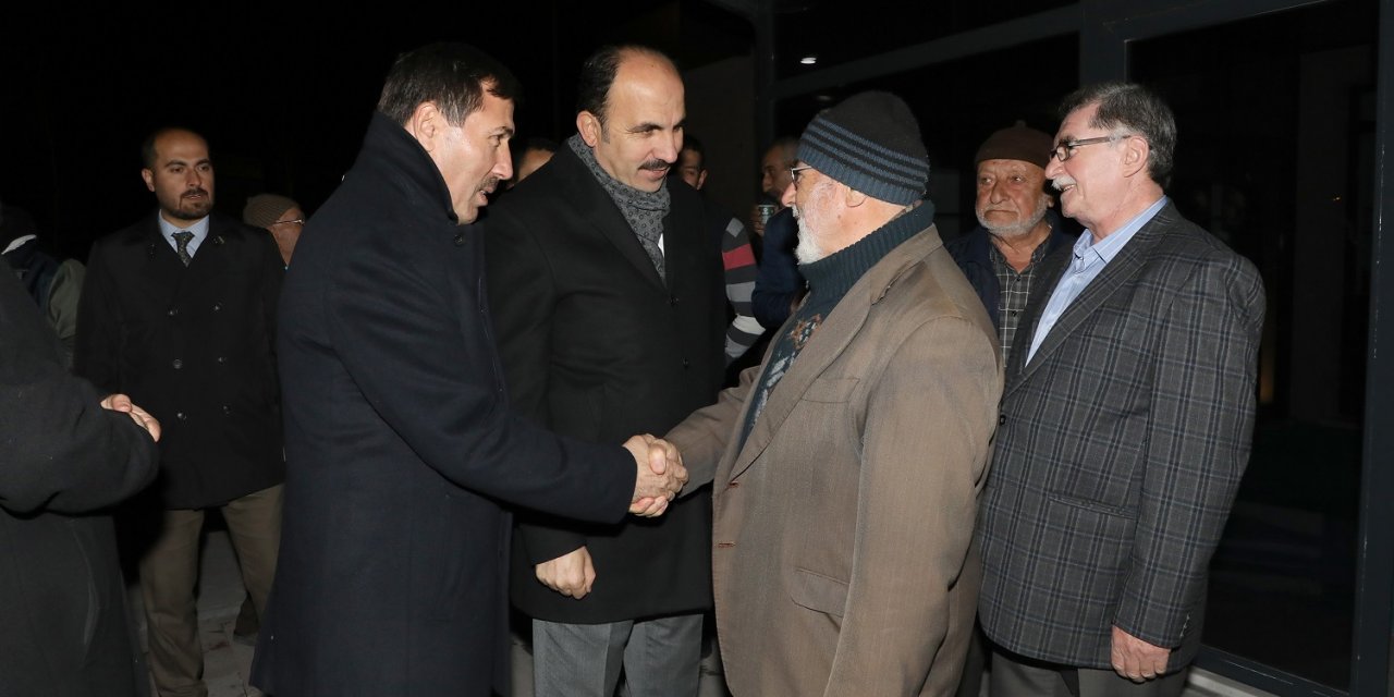 Başkan Altay ve Kılca vatandaşlarla buluştu