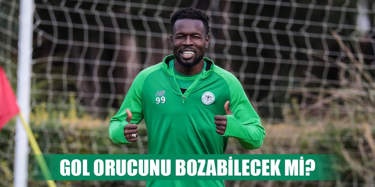 Konyaspor'da Diouf gol orucunu açacak mı?