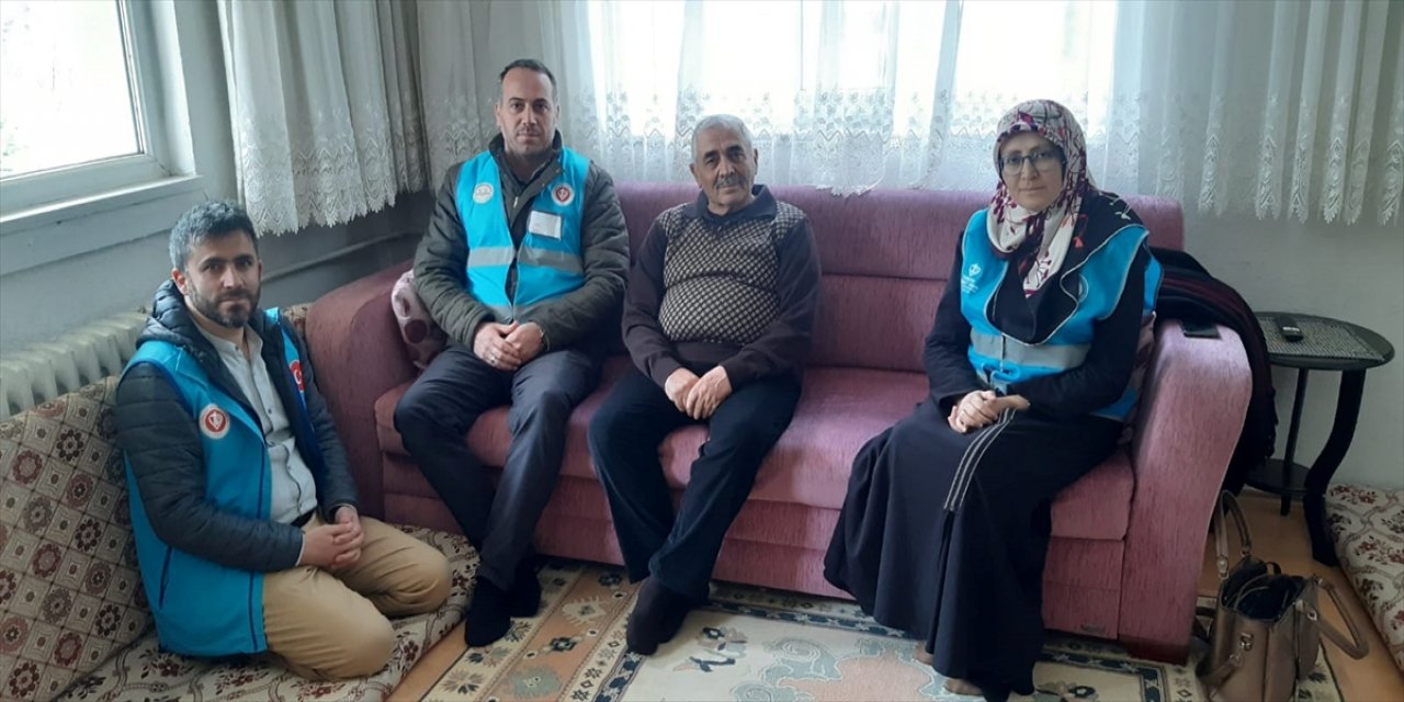 Beyşehir'de depremzede ailelere manevi destek