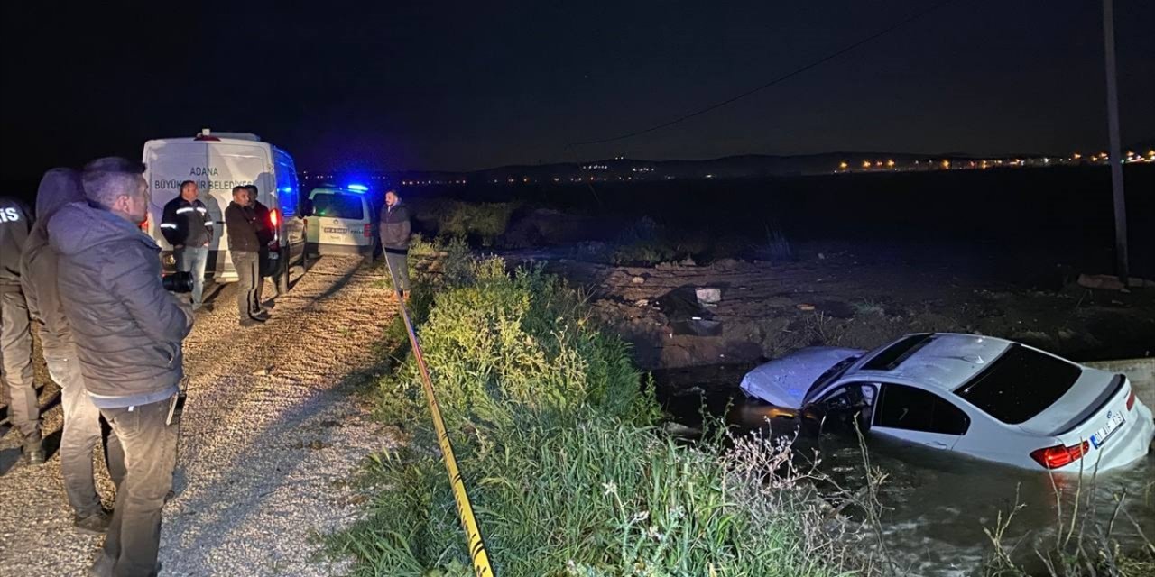 Sulama kanalına düşen otomobildeki 1 kişi öldü, 1 kişi yaralandı