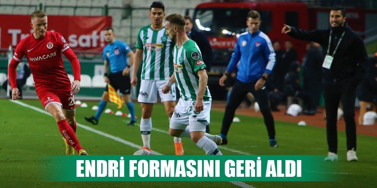 Konyaspor'da Endri formayı aldı