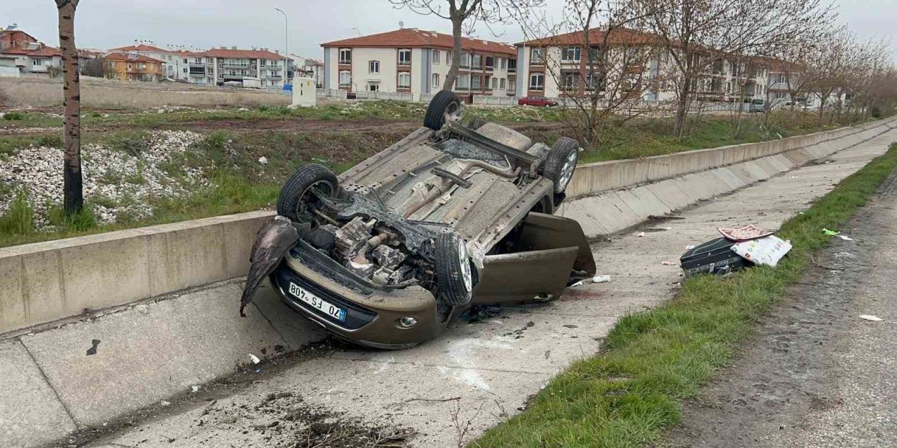 Afyonkarahisar-Konya kara yolunda kaza! Yaralılar var
