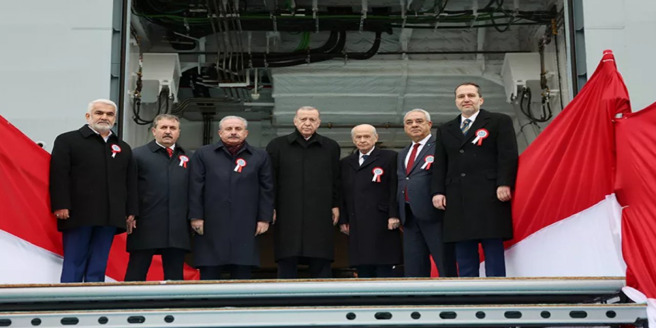 Cumhur İttifakı tek karede... Tarihi ana hep birlikte tanıklık ettiler