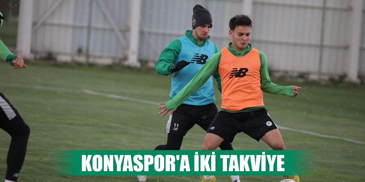 Konyaspor'da iki oyuncu takımla birlikte çalıştı