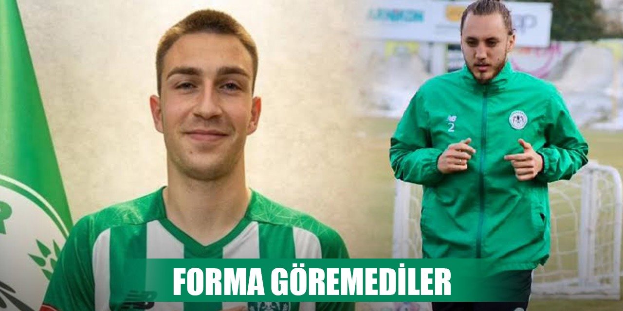 Konyaspor'un iki transferi forma bulamadı
