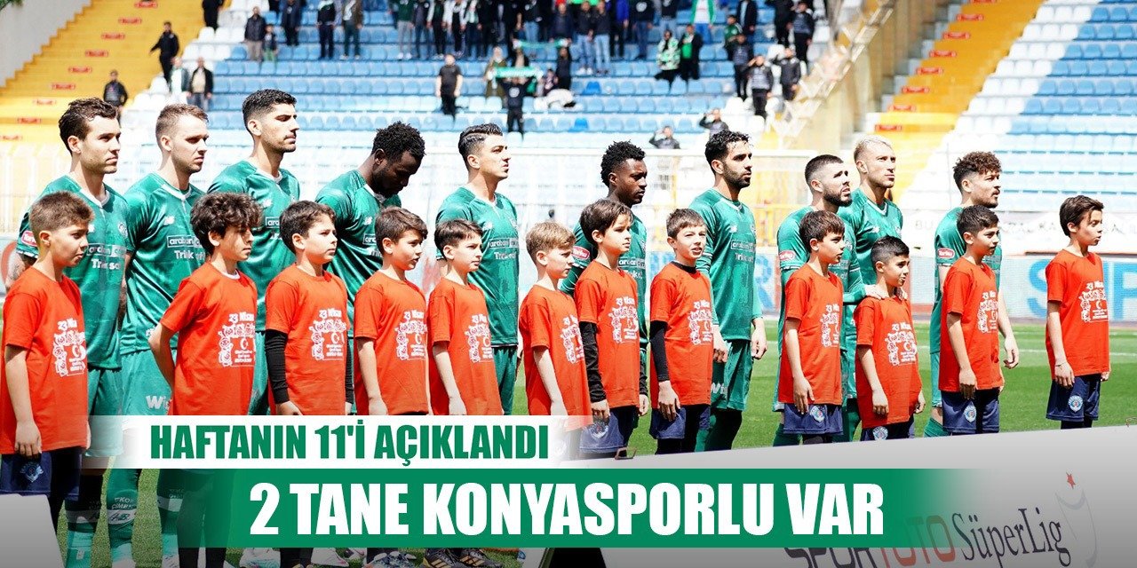 Konyasporlu 2 futbolcu karmaya seçildi