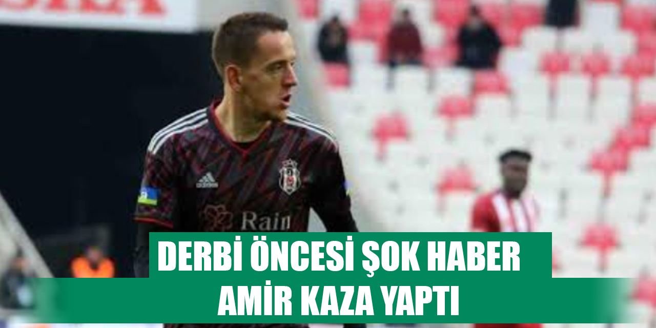 Konyaspor'un eski futbolcusu Amir kaza yaptı!