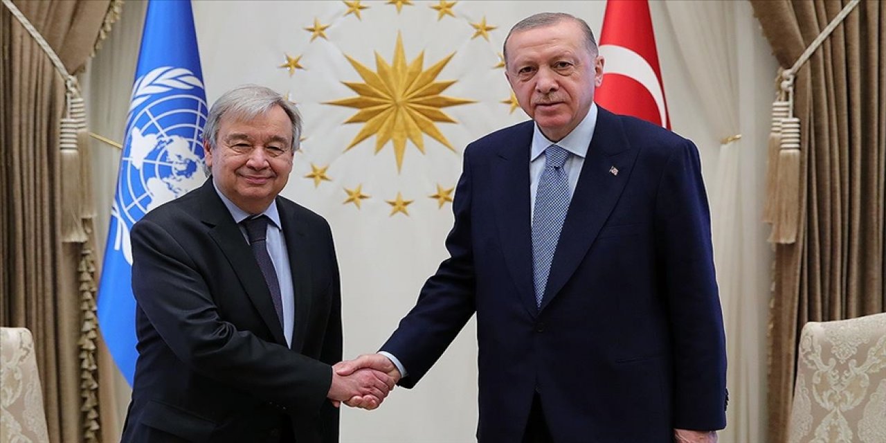 Cumhurbaşkanı Erdoğan, BM Sekreteri Guterres ile telefonda görüştü