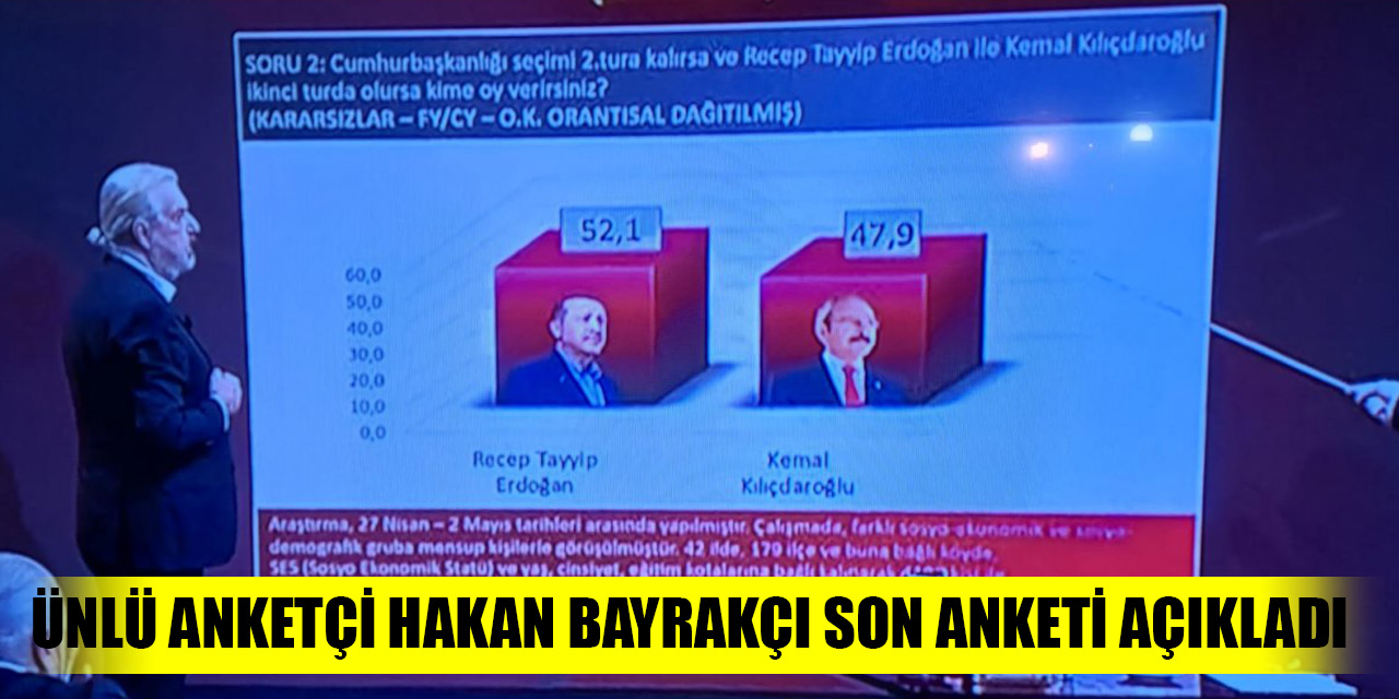 Ünlü anketçi Hakan Bayrakçı son anketi açıkladı